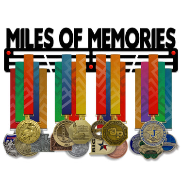 Miles of Memories — Medal Display Rack - Metallic Art